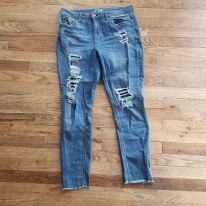 Mid rise skinny jeans size 13